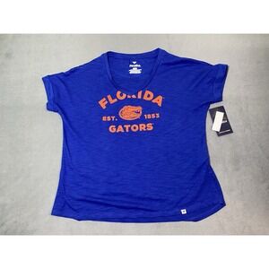 NWT! Florida Gators V Neck T Shirt Women's Small By Fanatics Football Fun